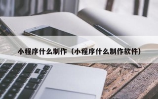 枣阳小程序什么制作（小程序什么制作软件）