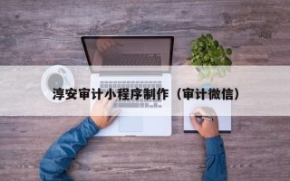 枣阳淳安审计小程序制作（审计微信）